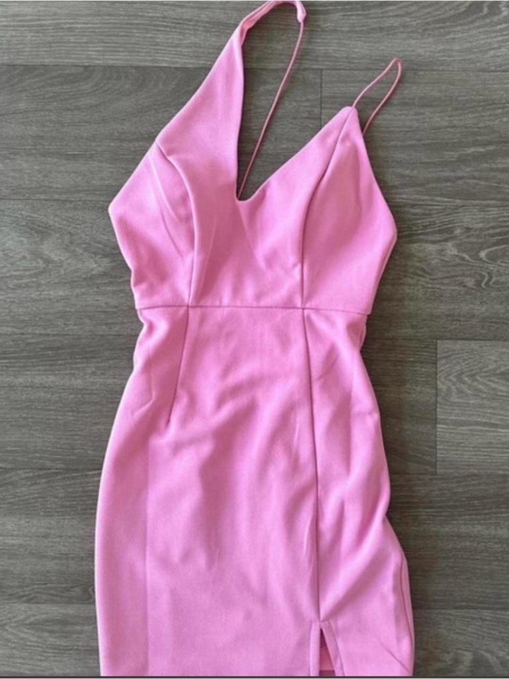 Superdown Pink One Shoulder Mini Dress